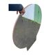 Large round triptych wall mirror, 112 cm