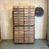 Notary's professional furniture with 30 drawers 1940