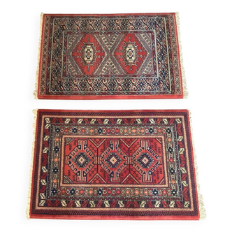 Duo de tapis vintage Samarkand de Louis De Poortere
