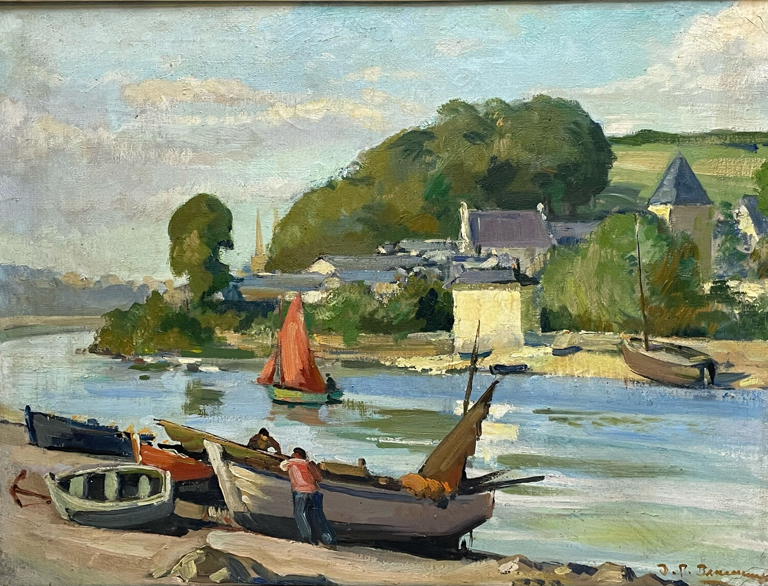 The banks of the Odet near Quimper