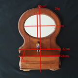 Miroir d’entrée avec boite pour gants (clés)