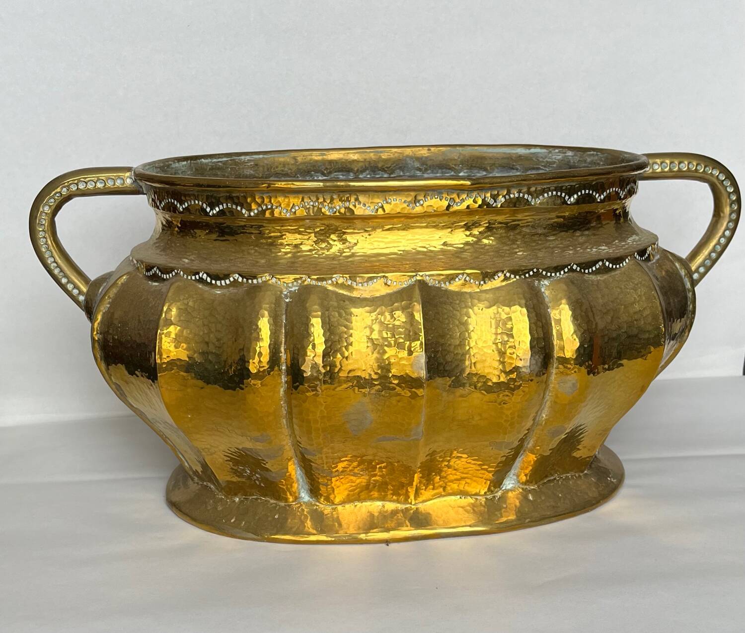 Large Copper Planter