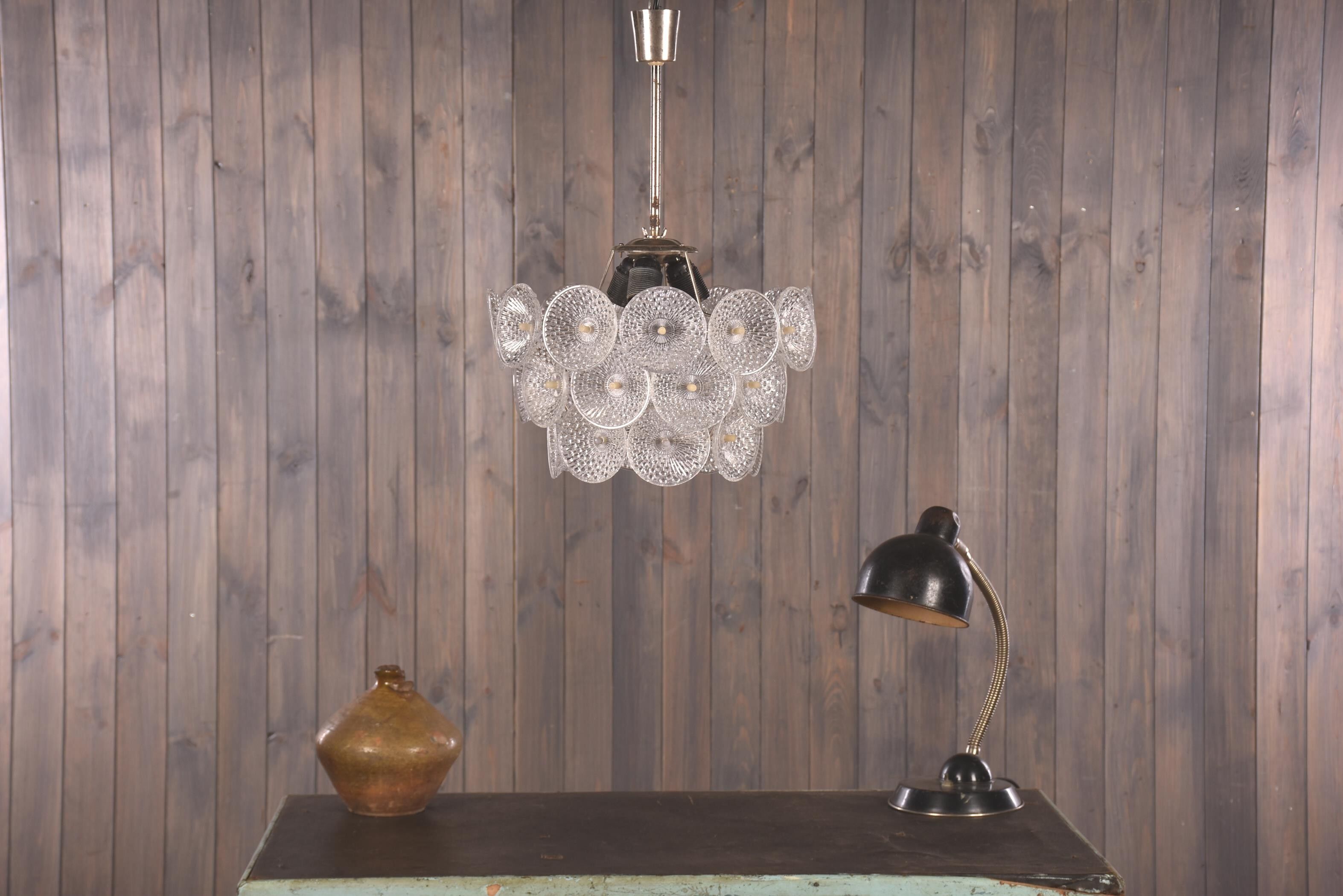 Lustre vintage en cristal