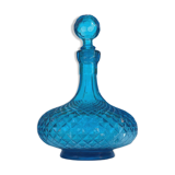 Chiseled glass carafe