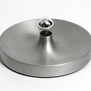 1960s round large Space Age Pop Art aluminum ceiling or wall lamp