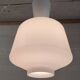 Scandinavian opaline pendant light - mid-20th century