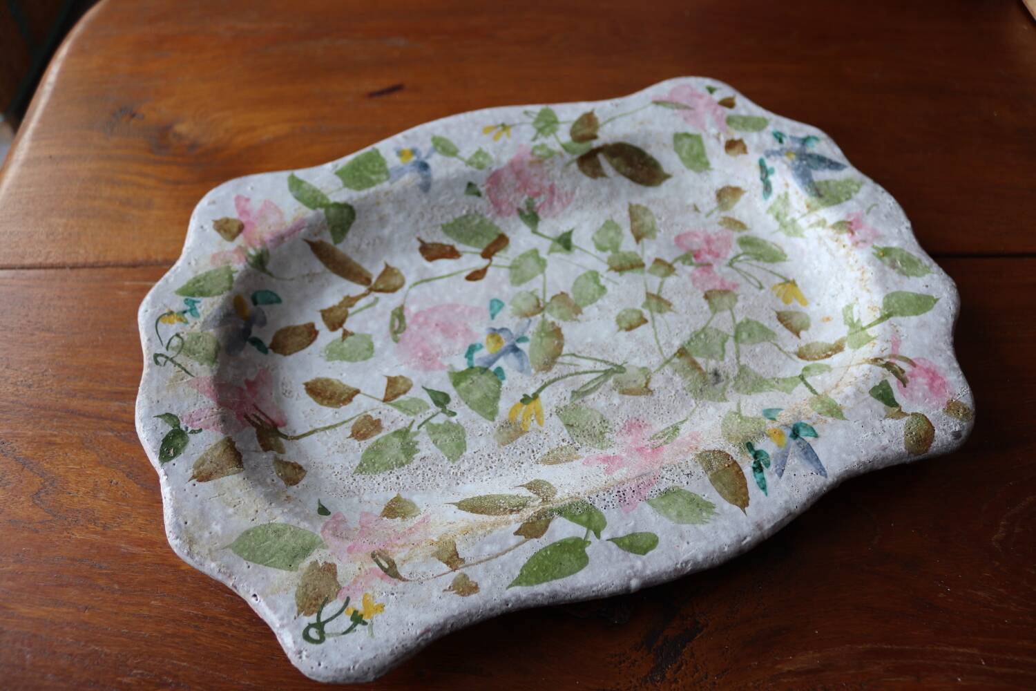 Jacques Laurent and Juliette Mazaudois ceramic serving dish 1950/1960