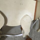 Wooden elephant on wheels