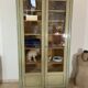 Glass-glazed Parisian wardrobe 1950