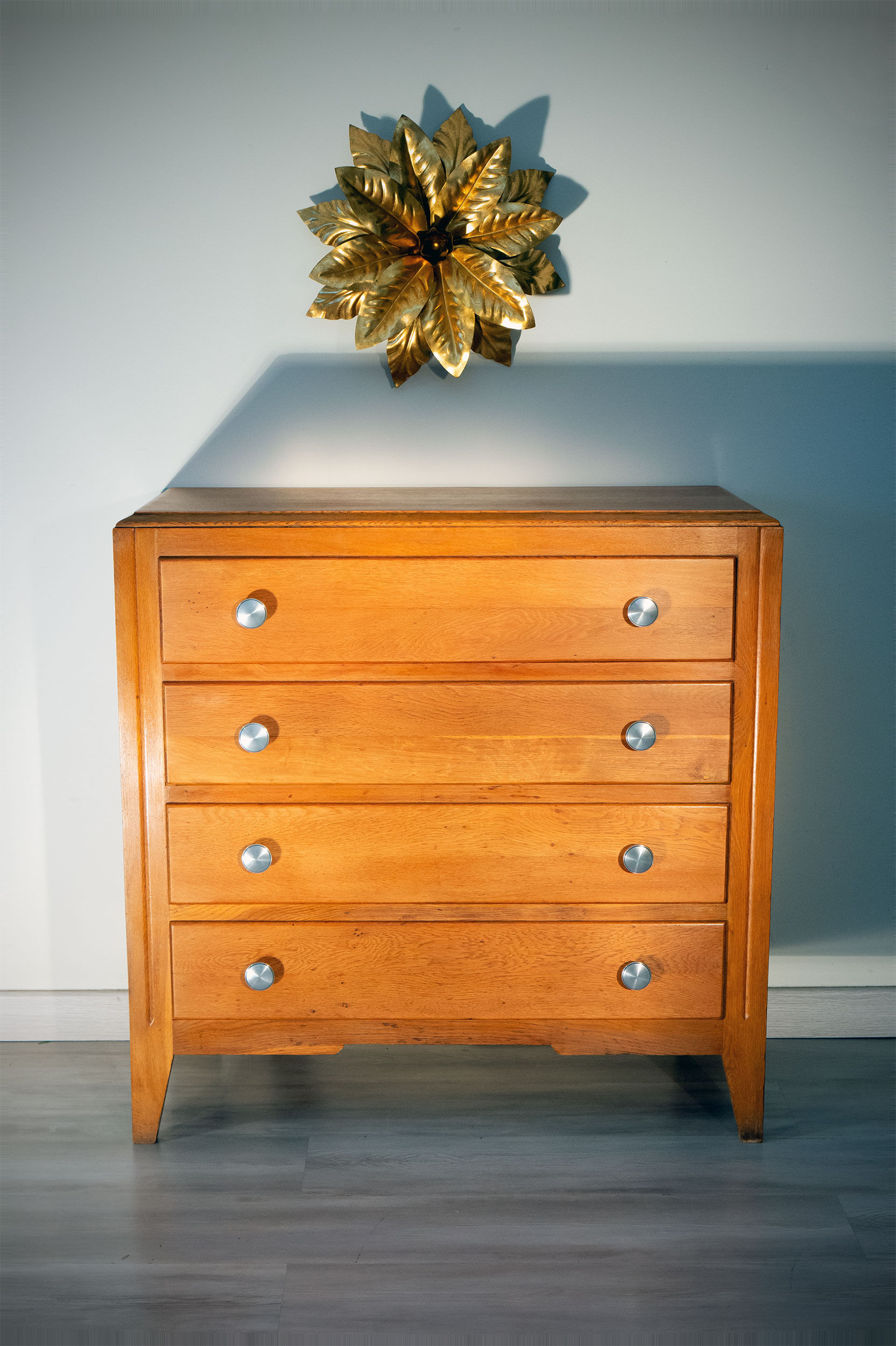 Commode année 60, chêne clair