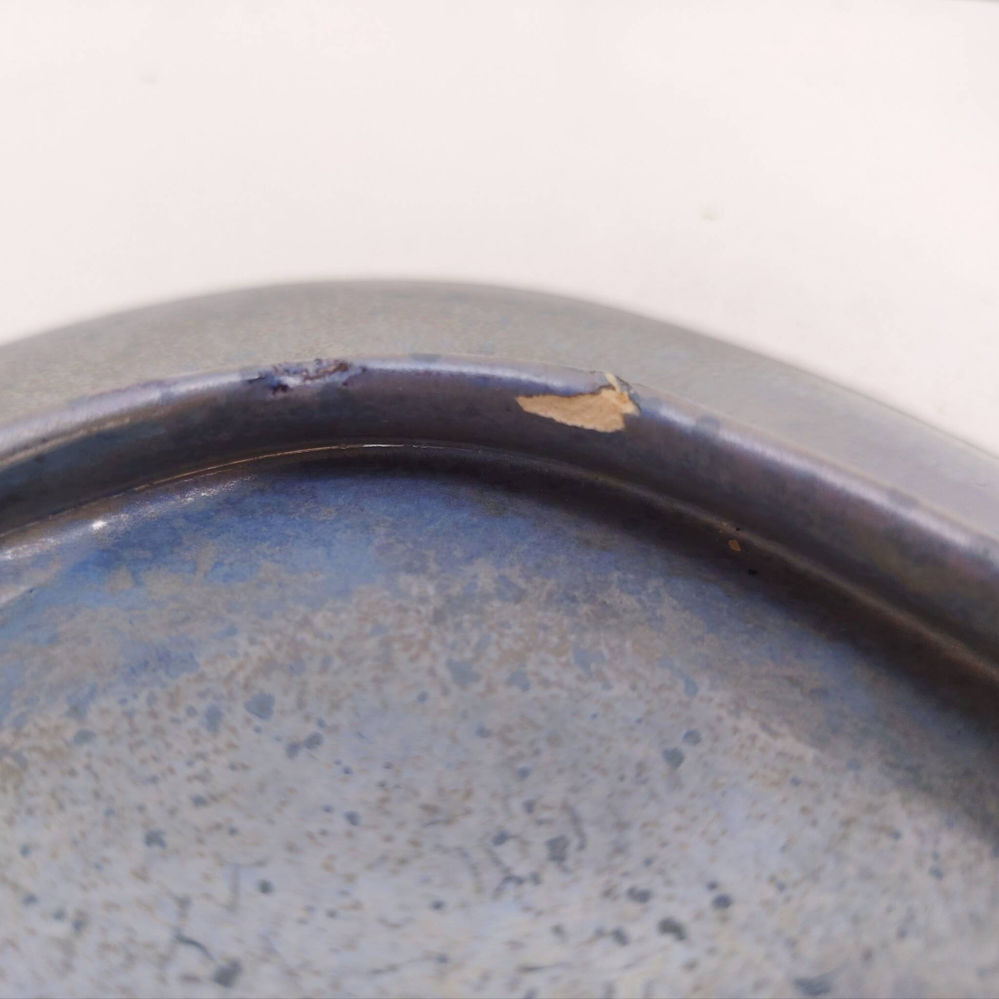 Fish service, Niderviller earthenware, vintage
