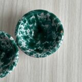 Salière et poivrière en céramique, peintes à la main