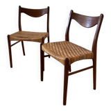Pair of vintage Danish GS60 chairs by Arne Wahl Iversen