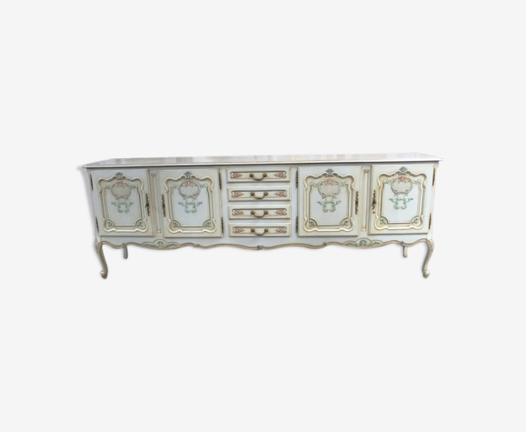 Dressoir, bois, polychrome