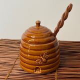 Honey jar beehive faience