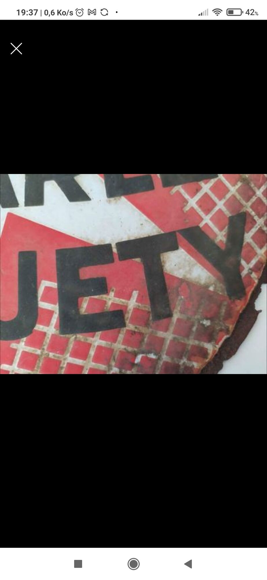 Enamelled plate portland demarle lonquety alsatian enamelling