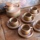 Tea or coffee service in stoneware – Brenne, Stoneware from France