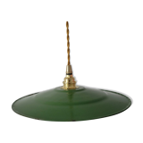 Green and white enamelled suspension