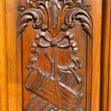 Louis XV Style Walnut Display Cabinet