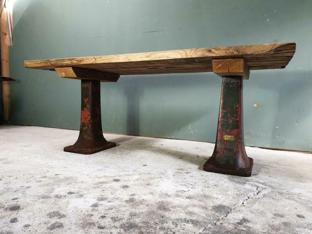 Industrial dining table