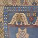Oversize Handknotted Geometric Vintage Rug sku 1905