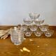 Set of 15 champagne glasses from Verrerie de la Chapelle St Mesmin