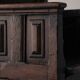 Throne chair in solid oak, renaissance