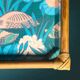 Ancient fibreglass plateau – Bamboo and rattan frame – Bird decor