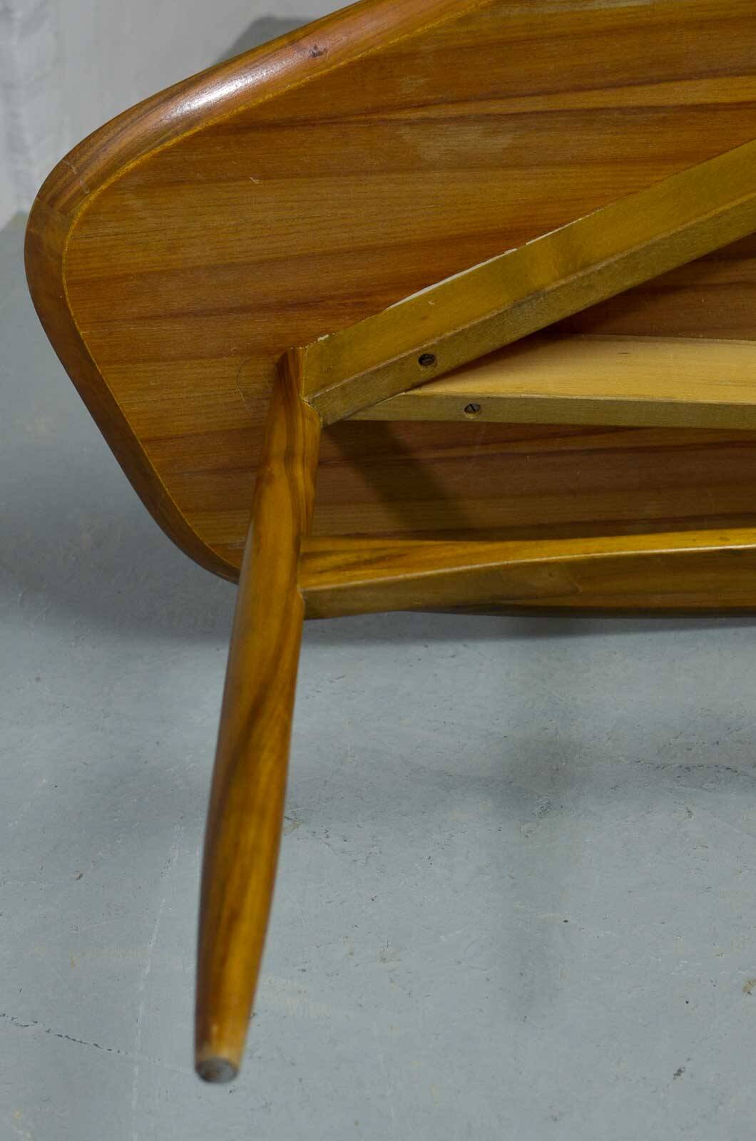 Table basse en forme de rein laquée de forme libre Svante Skogh, Suède, années 1960