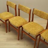 Set of six teak chairs, Danish design, 1970s, production: Denmark