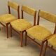 Set of six teak chairs, Danish design, 1970s, production: Denmark