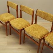 Set of six teak chairs, Danish design, 1970s, production: Denmark