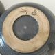 4 handmade ceramic bowls – Grey-blue glaze and mineral shades