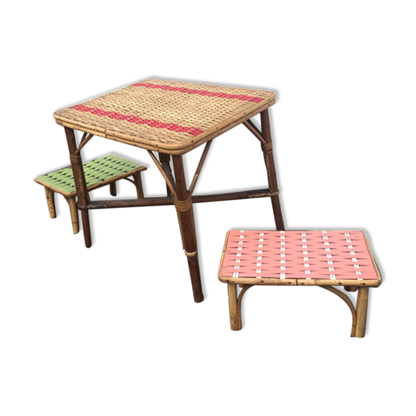 All child furniture, rattan 1950