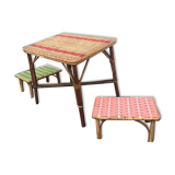 All child furniture, rattan 1950
