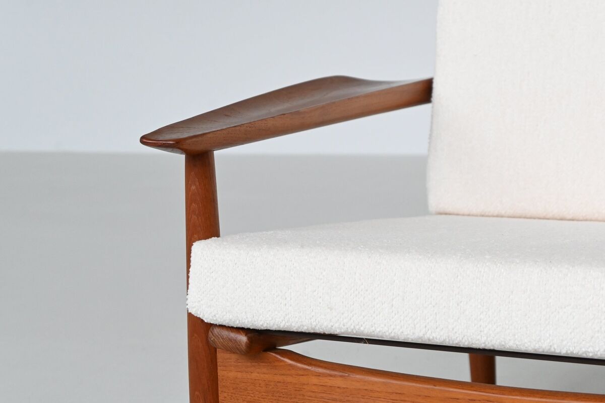 Svend Age Eriksen three-seat sofa in teak Glostrup Denmark 1960
