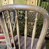 Suite of 8 chairs bars style Louis XVI 1950