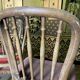 Suite de 8 chaises barrettes de style Louis XVI 1950