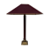 Large teak and bronze lamp from the 1970s