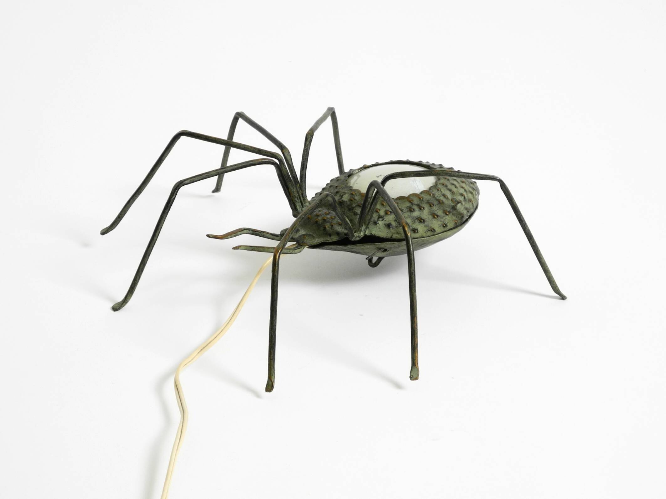 Beautiful Italian Mid Century Modern "Spider" wall lamp made of metal