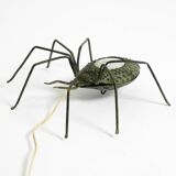 Beautiful Italian Mid Century Modern "Spider" wall lamp made of metal