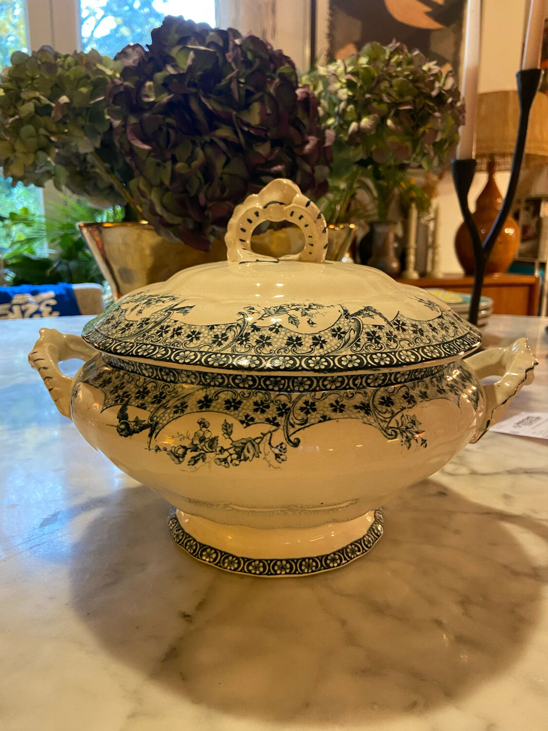 Soupière Terre de Fer vintage