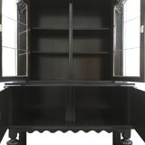 Stylized sideboard 80s pop confetti art
