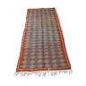 Tapis kilim marocain orange, tapis berbère fait à la main