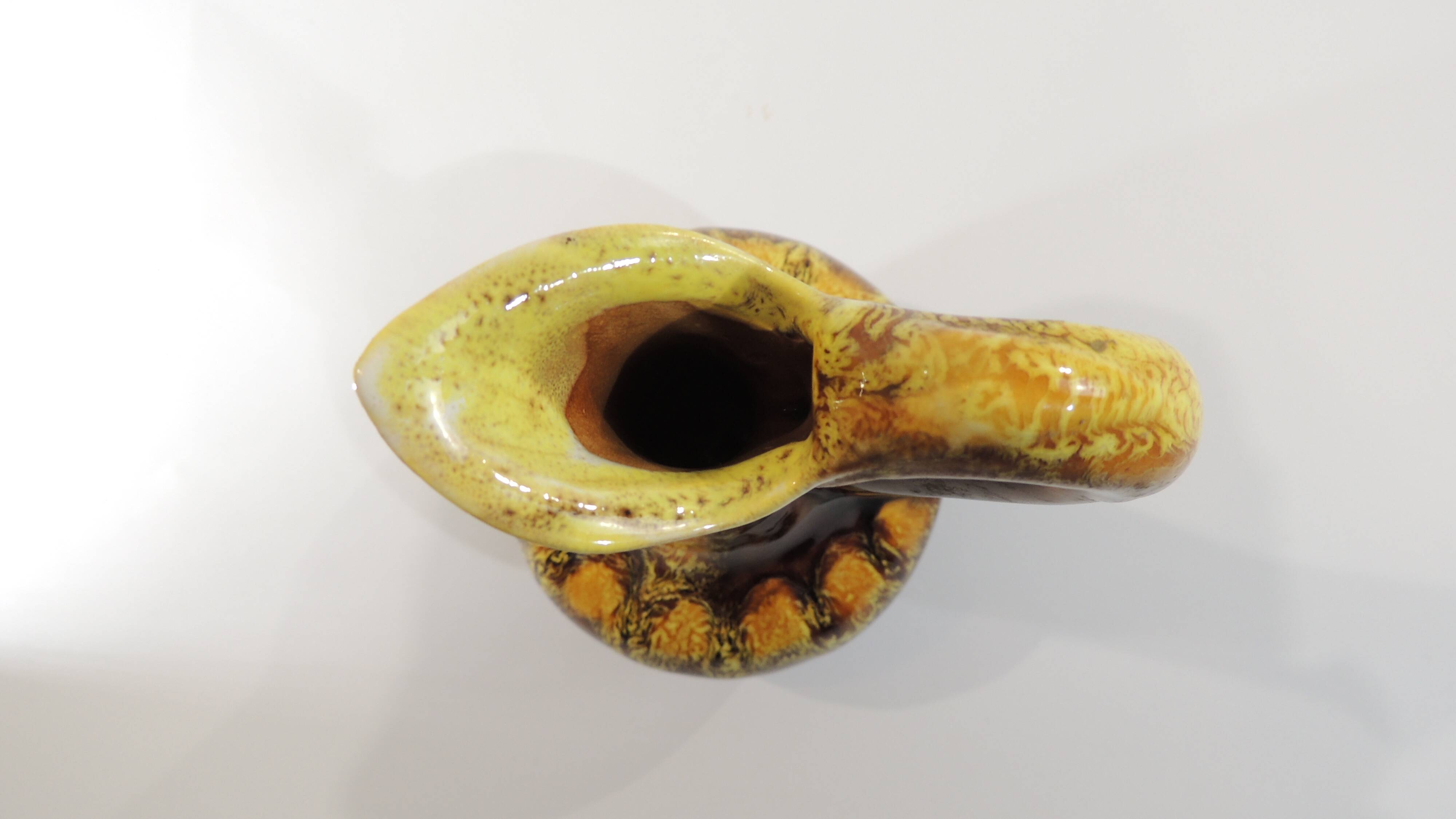 Vallauris ceramic vase/pitcher/carafe/vintage