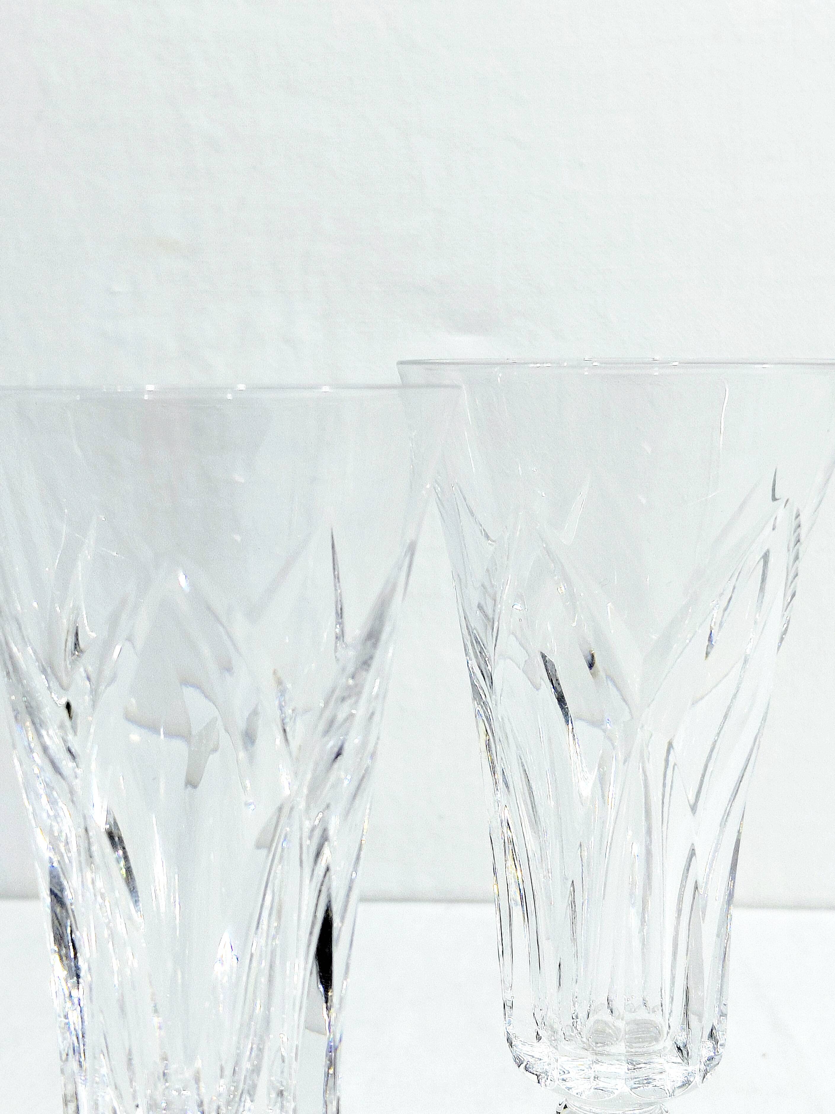 11 CHAMPAGNE FLUTES ST LOUIS CAMARGUE MODEL