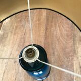 Blue ceramic lamp