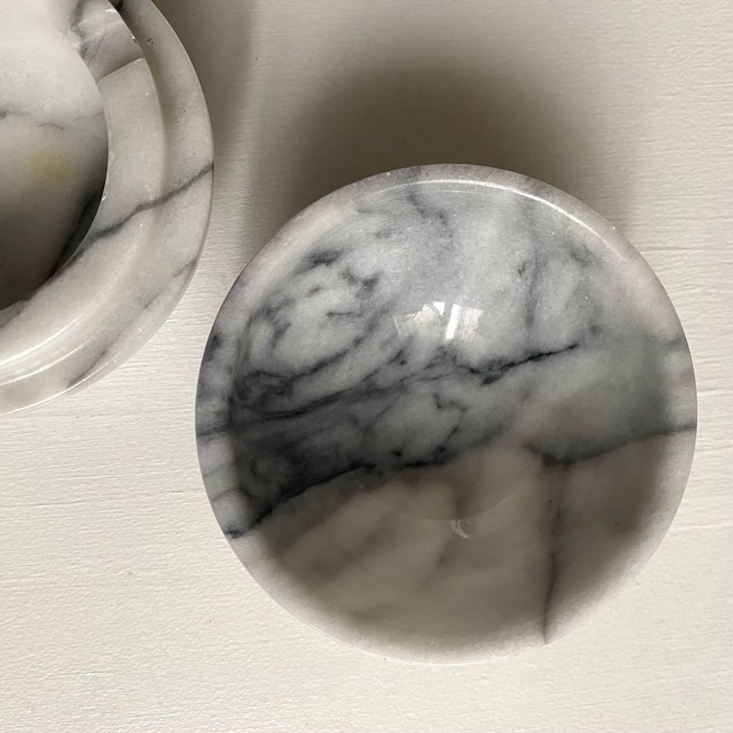 Marble ball ashtray
