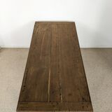 Solid wood farmhouse table