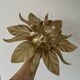 Vintage wall light in gold metal